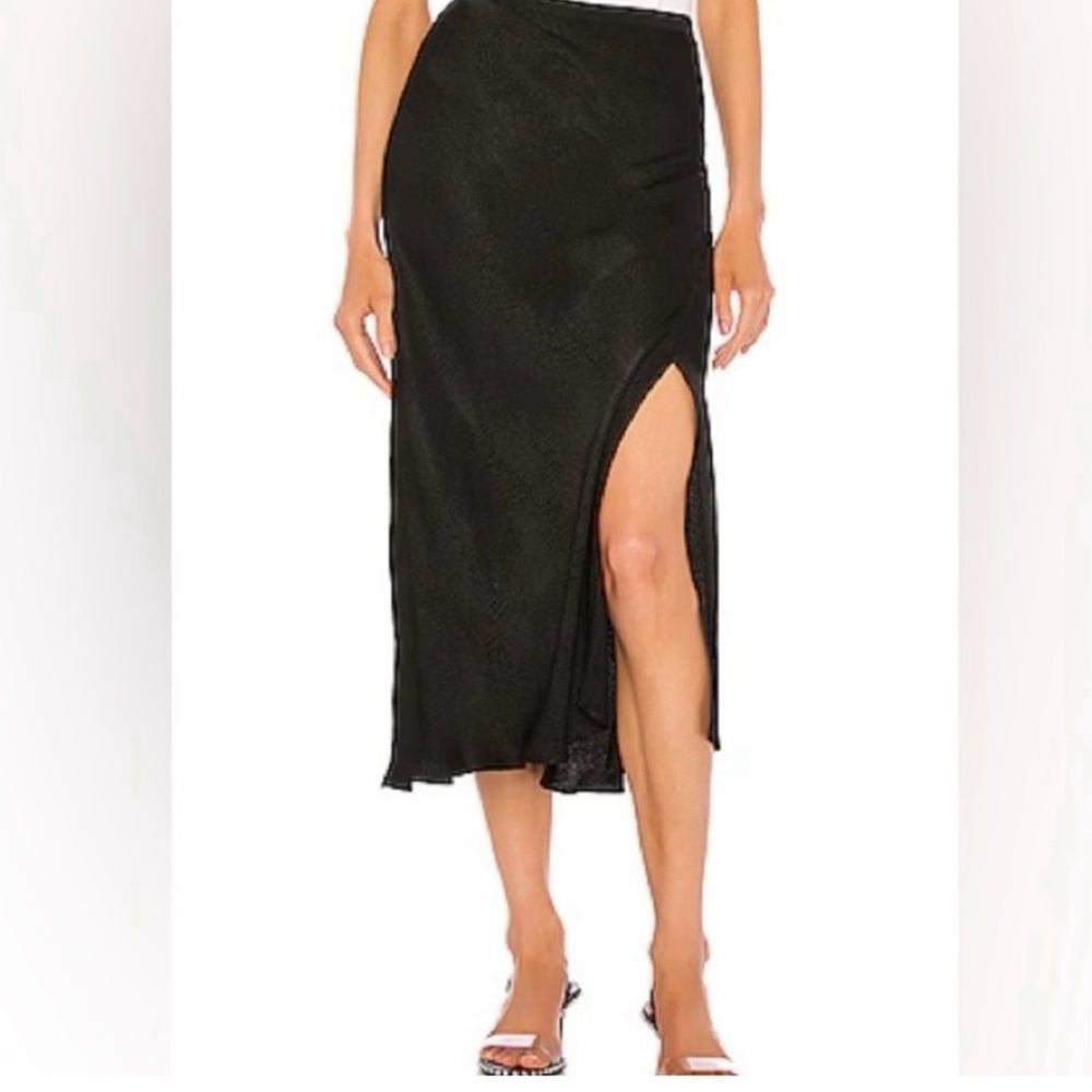 Anine Bing Black Asymmetrical Skirt